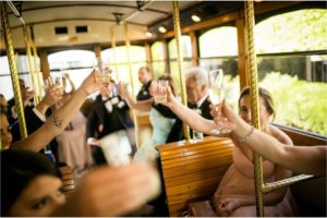 Atmosphere Productions - wedding transportation - ROCKSTAR LIMO - Trolley-Toast-LaBrisa-Photography.jpg