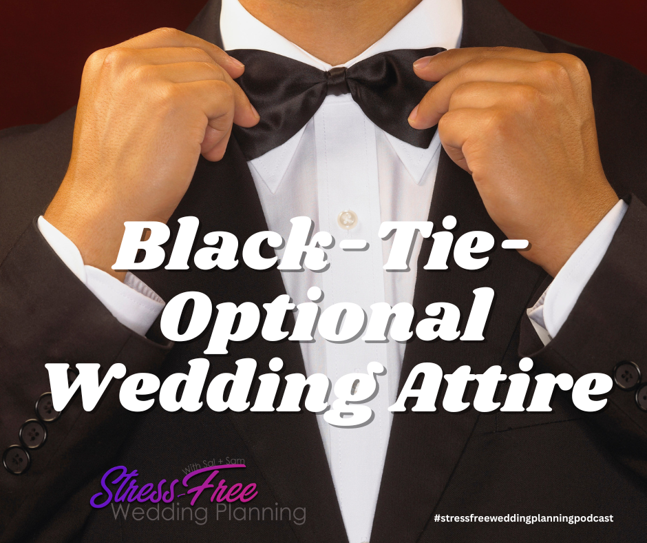 Guide to Black-Tie-Optional Wedding Attire